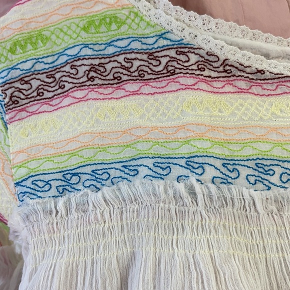 Free People Mirabella Embroidered Top NWT - Picture 2 of 7